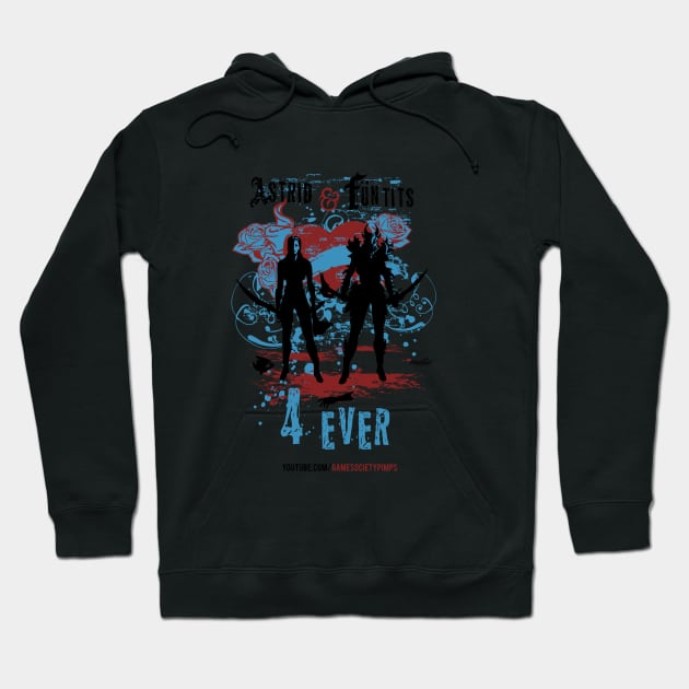 ASTRID+FUN TITS=LOVE 4 EVER2 Hoodie by Game Society Pimps